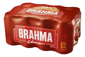 Cerveja Brahma Chopp Lata 350ml Com 12 Unidades