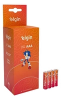 Pilhas AAA Zinco 1,5V Elgin Caixa com 40 Unidades