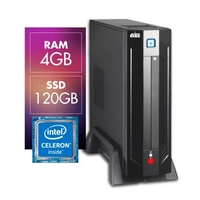 Mini PC Intel Dual Core N4020 4GB SSD 120GB Intel Graphics 600 Certo PC - Compact Intel 1000 PW