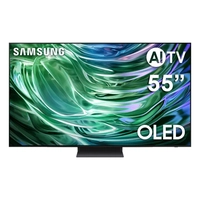 Smart TV 55” 4K Samsung OLED QN55S90DAGXZD AI Energy Mode, Dolby Atmos, Alexa built in, Wi-Fi, Bluetooth, USB, HDMI