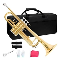 Trompete Bb Profissional Dourado com Case