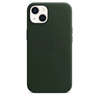 Capa de couro para iPhone 13 - Verde Sequoia