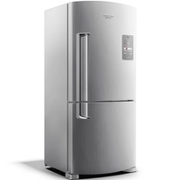Geladeira Brastemp Frost Free Inverse 573 litros cor Inox com Smart Bar - BRE80AK - R$2849