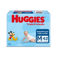 Fralda Huggies Tripla Proteção M - 42 fraldas
