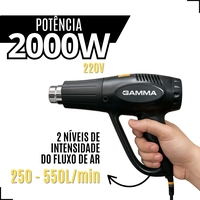 Soprador Térmico 2000W 2 Estágios 127V/220V