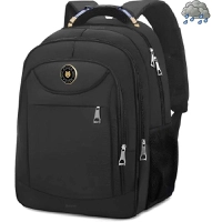 Mochila Reforçada Executiva Escolar Preta Masculino/Feminino Impermeável