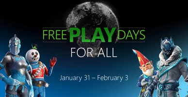 Dias para jogar de graça Xbox One