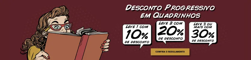Desconto progressivo em HQs na Livraria Cultura, até 30% OFF