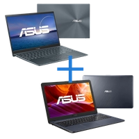 Notebook ASUS ZenBook 14 UX425EA-BM319T Cinza Escuro + Notebook ASUS VivoBook X543UA-GQ3430T Cinza Escuro