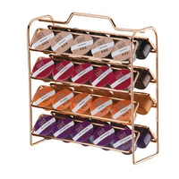 Organizador Para Cápsulas De Café Compatível com 3 Corações Rose Gold 1146RG Aramados Future por R$ 0,80