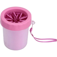 [AME SC R$17] Copo Limpador Lava Patinhas Rosa P - Meemo