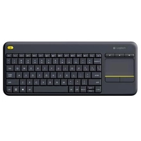 Teclado Wireless com Touchpad Multitoque Preto Logitech - K400