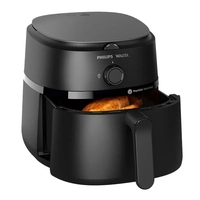 Fritadeira Elétrica Air Fryer Philips Walita Série 1000 XL NA130 Sem Óleo 1700W 6,2L – Preta - 110V