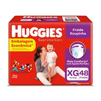 [REC] Fralda Huggies Supreme Care Roupinha XG - 48 fraldas