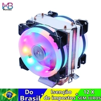 Ventilador CPU p/ Intel e AMD com Radiador