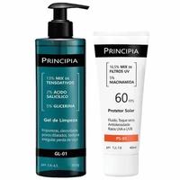[APP MAGALU / SELECIONADOS] Principia Kit - Gel de Limpeza + Protetor Solar FPS60