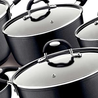 Conjunto de Panelas Tramontina Mônaco 5 Peças - Preto | R$532