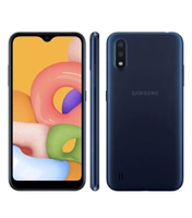 Smartphone Samsung Galaxy A01 Azul 32GB | R$599