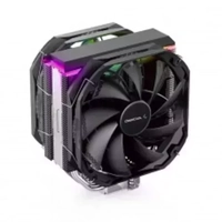 Cooler Para Processador DeepCool AS500 PLUS, 140mm, ARGB, Intel-AMD, Black, R-AS500-BKNLMP-G