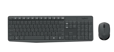 [APP] Teclado e Mouse Logitech Sem Fio MK235 - Preto