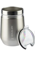 Stanley - Copo Térmico Everyday, 296ml, para Bebidas Quentes e Frias com Tampa, Stainless Steel