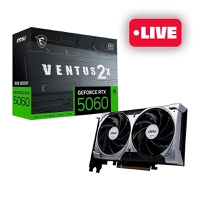 Placa de Video MSI GeForce RTX 5060 Ventus 2X OC 8GB GDDR7 128 bits