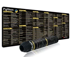 [Taxas Inclusas/R$14,9 Moedas App] Mouse Pad Python (import comandos) 80x30cm