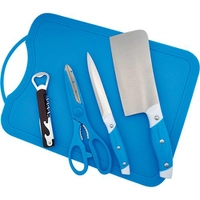 Conjunto de Corte para Cozinha Azul 5 Peças - Casita - R$35