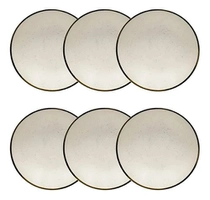 Jogo 6 Pratos Fundos Brisa 20,5cm Oxford
