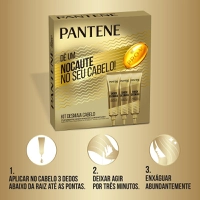 Creme De Tratamento Pantene Desmaia Cabelo Com 3 Ampolas 15ml - R$ 7,99