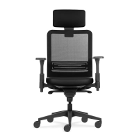 Flexform - Cadeira Tecton HD Graphite N Black