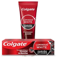 Colgate Creme Dental Luminous White Carvão 70g