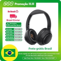 (Com cashback R$172 | DOBRASIL) QCY-H3 Fone Bluetooth c/ ANC e Áudio Hi-Res