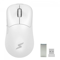 Mouse Gamer SuperFrame Flick Pro, Wireless/Bluetooth, Sensor Pixart 3395, 26.000 DPI, 5 Botões, White