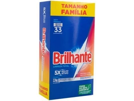 Sabão em Pó Brilhante 2,2kg Limpeza Total