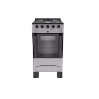 Fogão de Piso Mueller 4 Bocas Mesa Esmaltada Titanium MFI4BC – Bivolt - Bivolt