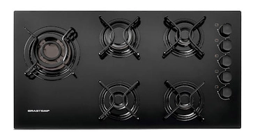 [Com Cashback R$ 464] Cooktop 5 bocas Brastemp com quadrichama e acendimento automático - BDD85AE
