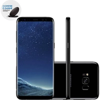 Smartphone Samsung Galaxy S8 Dual Chip Android 7.0- 5.8" Octa-Core- 64GB 4G 12MP - Preto - R$2.400