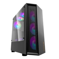 Gabinete Gamer Aigo DarkFlash Melody Preto Lateral Acrilico | R$ 199