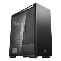 Gabinete Gamer DeepCool Macube 310, Mid Tower, Vidro Temperado, Black, Sem Fonte, Sem Fan, GS-ATX-MACUBE310-BKG0P