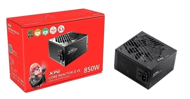 FONTE  XPG  CORE  REACTOR  II  VE  850W  -  850W  GOLD -  FULL  MODULAR -  CONECTOR  PCI-E  5.0 -  ATX  3.1 -  7  ANOS  DE  GARANTIA