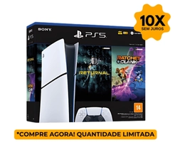 [200 pontos Vale Bonus] Console Playstation 5 Slim Digital + Jogo Returnal + Ratchet & Clank PS5