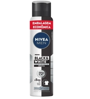 [Rec/+ por - R$9,25] NIVEA MEN Desodorante Antitranspirante Aerossol Invisible Black & White 200ml