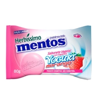 Sabonete Vegetal Herbíssimo Mentos Yogurt Morango 80g