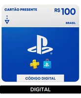  Gift Card R$ 100 Sony PlayStation Store Cartão Presente (Digital)