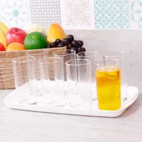 Jogo de Copos Long Drink Brisa 8 Peças Nadir - Vidro 300ml | R$25