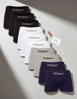 Kit Com 10 Cuecas Boxer Seamless Masculina Zorba