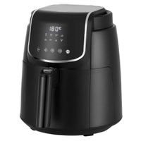 (R$179,10 Paypal) AirFryer Digital Midea GourmetFry 4L Preta - 220V
