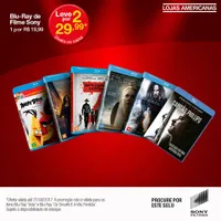 Leve 2 Blurays Sony por R$30