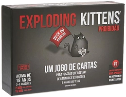 Galápagos, Exploding Kittens: Proibidão, Jogo de Cartas para Amigos, 2-5 jogadores, 30 minutos por partida